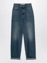 Golden Goose Baggy Jeans With Turn-ups In Blue