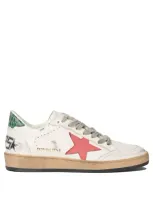 Golden Goose "ball Star" Sneakers In White