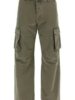 Golden Goose Cargo Canvas Pants For Men In Green