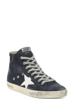 Golden Goose Francy High Top Sneaker In Night Blue,white