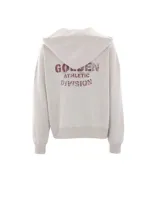 Golden Goose Gray Cotton Sweatshirt In Grey