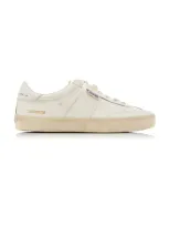 Golden Goose Soul-star Leather Sneakers In White