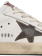 Golden Goose Ssense Exclusive White & Beige Super-star Sneakers In Tbc