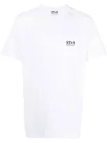 Golden Goose White White Logo-print T-shirt