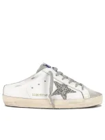 Golden Goose Super-star Sabot Sneaker In Cream