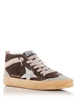 Golden Goose Women's Mid Star Ltd Low Top Sneakers In Mustang/ice