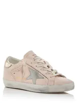 Golden Goose Women's Super-star Embellished Low Top Sneakers In Light Pink