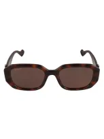 Gucci Curved Square Sunglasses In Brown