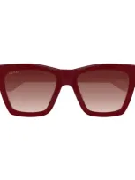 Gucci Eyewear Square In Red