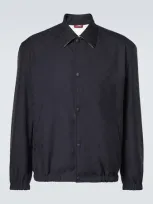 Gucci Gg Cotton Jacket In Black