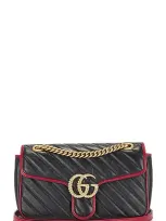 Gucci Gg Marmont Shoulder Bag In Black