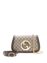 Gucci Blondie Gg Supreme Shoulder Bag In Brown