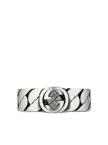 Gucci Interlocking G Ring In Silber