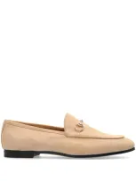 Gucci Jordaan Damenloafer Aus Gg Denim In Neutrals