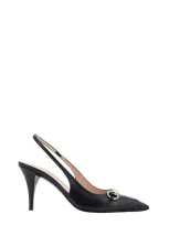 Gucci Morsetto Slingback In Black