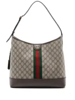 Gucci Medium Ophidia Gg Shoulder Bag In Nude