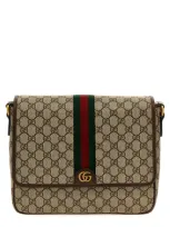 Gucci Ophidia Medium Shoulder Bag In Beige