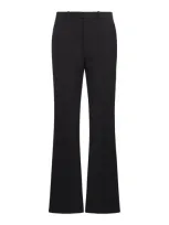 Gucci Pant Light Wool Crepe Coat In Black