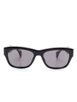 Gucci Rectangle-frame Sunglasses In Schwarz