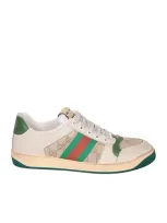 Gucci Screener Sneaker In Cream