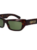 Gucci Sunglasses In 004 Havana Havana Green