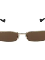 Gucci Sunglasses In Gold Gold Brown