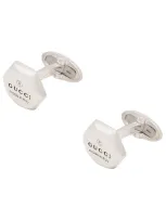 Gucci Trademark Cufflinks In Silver