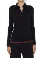 Gucci Cashmere And Silk Jumper In Black