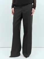 Gucci Wool Tailored Pants In Gray