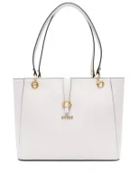 Guess Usa Kuba Tote Bag In Neutrals