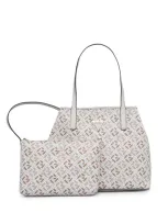 Guess Usa Vikky Tote Bag In 灰色