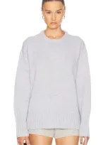 Guest In Residence Cozy Crew Cashmere Sweater In Stone