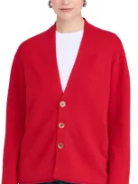 Guest In Residence Everywear Cardigan True Red