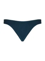 Haight Agatha Ribbed Bikini Top In Blue