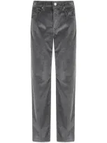 Hand Picked Corduroy Trousers In Grey