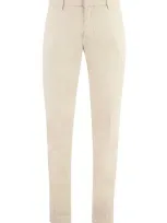 Handpicked Mantova Cotton Trousers In Beige