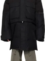 Heliot Emil Black Elementary Coat