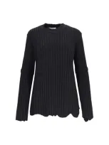 Helmut Lang Knitwear In Black Wool