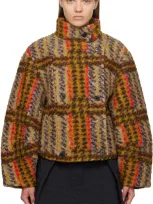 Henrik Vibskov Moonlight Checked Jacket In Yellow