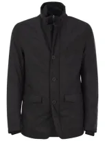 Herno 2-layer Goretex Laminar Blazer In Black