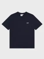 Hugo Boss Kids' Boy's Classic Logo-print T-shirt In Blue