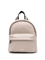 Hugo Logo-stamp Backpack In Neutrals