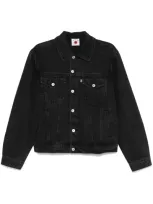 Icecream Black Running Dog Denim Jacket