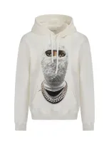 Ih Nom Uh Nit Mask Future Hoodie In Off White