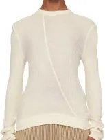 Isa Boulder Ssense Exclusive Off-white Bow Long Sleeve T-shirt In Off White