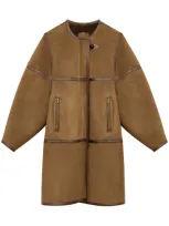 Isabel Marant Adael Coat In Bronze