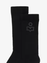 Isabel Marant Baumwollsocken Zorana In Black-black