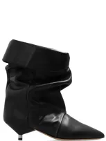 Isabel Marant Edrik Heeled Ankle Boots In Black