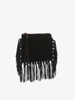 Isabel Marant Flat Pouch Clutch In Black