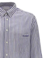 Isabel Marant Jasolo Striped Cotton Shirt In White